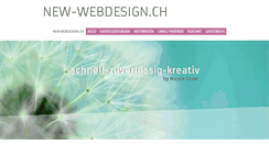 Desktop Screenshot of new-webdesign.ch