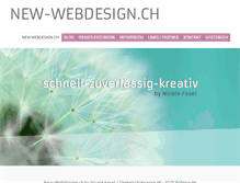 Tablet Screenshot of new-webdesign.ch